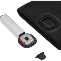 5678 Knit Toque with LED Headlight, Fleece Lining, One Size, Black Sidevic Inc.
