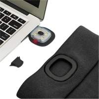 5678 Knit Toque with LED Headlight, Fleece Lining, One Size, Black Sidevic Inc.