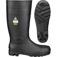 1022 Safety Boots, PVC, Steel Toe, Size 10, Puncture Resistant Sole Sidevic Inc.