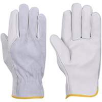 535G Gants de chauffeur beige, Petit, Paume en Cuir fleur de vache Sidevic Inc.