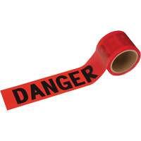 388 Danger Tape, Bilingual, 3" W x 200' L, 1.5 mils, Black on Red Sidevic Inc.