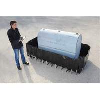 Conteneur de confinement flexible sans drain Ultra-275 Containment Sump, 102" lo x 48" la, 400 gal. US Capacit&eacute; Sidevic Inc.