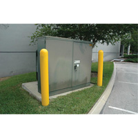 Ultra-Post Protector&reg;, 4" Dia. x 52" L, Yellow Sidevic Inc.