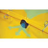 Ultra-Spill Deck flexible, &agrave; vessie, 4 barils, Capacit&eacute; de d&eacute;versement 110 gal. US, 51" x 48" x 5" Sidevic Inc.
