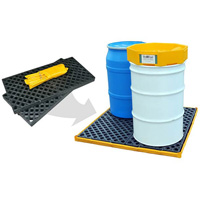 Ultra-Spill Deck flexible, &agrave; vessie, 4 barils, Capacit&eacute; de d&eacute;versement 110 gal. US, 51" x 48" x 5" Sidevic Inc.