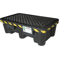 Ultra-Spill Pallet mod&egrave;le &eacute;conomique, 2 barils, Capacit&eacute; de d&eacute;versement 66 gal. US, 53" x 29" x 16,5" Sidevic Inc.