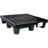 Ultra-Spill Pallet mod&egrave;le &eacute;conomique, 4 barils, Capacit&eacute; de d&eacute;versement 66 gal. US, 53" x 53" x 11,8" Sidevic Inc.