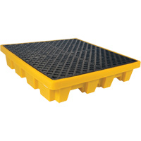 4-Drum Nestable Ultra-Spill Pallet&reg;, 66 US gal. Spill Capacity, 51" x 51" x 10" Sidevic Inc.
