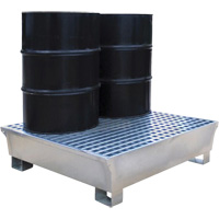 2-Drum Steel Ultra-Spill Pallet&reg;, 68 US gal. Spill Capacity, 47.2" x 31.4" x 17.4" Sidevic Inc.