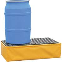 2-Drum Flexible Ultra-Spill Pallet&reg;, 66 US gal. Spill Capacity, 48" x 24" x 14" Sidevic Inc.