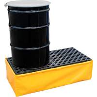2-Drum Flexible Ultra-Spill Pallet&reg;, 66 US gal. Spill Capacity, 48" x 24" x 14" Sidevic Inc.