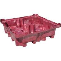 4-Drum Ultra-Spill King&reg; Drum Spill Pallet, 85 US gal. Spill Capacity, 51" x 51" x 17.5" Sidevic Inc.