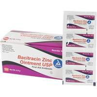 Tampons de premiers soins au bacitracin et zinc Efcom Limited, Onguent, Antibiotique Sidevic Inc.