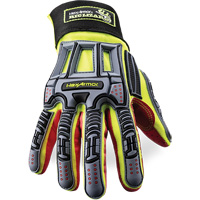 Gants r&eacute;sistants aux coupures Rig Lizard 2028X, 6/T-petit, Paume en Synth&eacute;tique/PEHP, Poignet &eacute;lastique/Boucle et crochet Sidevic Inc.