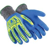 Gants r&eacute;sistants aux coupures Rig Lizard Fluid 7102, Taille 5/2T-petit, Calibre 13, Rev&ecirc;tement Nitrile, Enveloppe en Fibre de verre/PEHP, ASTM ANSI niveau A4 Sidevic Inc.