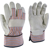 24-61 Striped Work Gloves, X-Small, Grain Cowhide Palm Sidevic Inc.