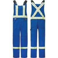 Westex&reg; DH Antistatic 6.5 oz. Flame Resistant Bib Pants, Small, Royal Blue Sidevic Inc.