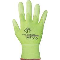 Gants haute visibilit&eacute; r&eacute;sistants &agrave; la coupe S21TXUGFN, Taille 5/2T-petit, Calibre 21, Rev&ecirc;tement Nitrile, Enveloppe en TenActiv, ASTM ANSI niveau A9 Sidevic Inc.