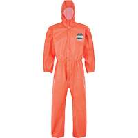 MicroMax&reg; NS Coverall with Elastic Hood, Cuffs, Waist & Ankles, Small, Orange, Microporous Sidevic Inc.