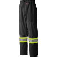 6003BKP Pantalon de s&eacute;curit&eacute; routi&egrave;re, Polyester, Petit, Noir Sidevic Inc.