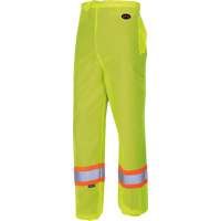 5670 Pantalon de s&eacute;curit&eacute; routi&egrave;re, Polyester, 2T-petit/T-petit, Jaune lime haute visibilit&eacute; Sidevic Inc.