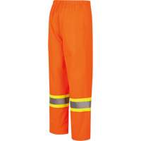5627W Pantalon &agrave; bavette imperm&eacute;able pour femmes, Polyester/Polyur&eacute;thane, T-petit, Orange haute visibilit&eacute; Sidevic Inc.
