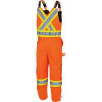 5040 Combinaisons de s&eacute;curit&eacute; matelass&eacute;e imperm&eacute;able, Polyester, Petit, Orange haute visibilit&eacute; Sidevic Inc.