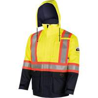 4485 Defender&reg; FR/Arc/Antistatic Trilaminate Safety Jacket, Small, Black/High Visibility Yellow, 11 cal/cm² Sidevic Inc.