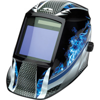 Leadhead&reg; Auto Darkening Welding Helmet, 3.8" L x 3.4" W View Area, 9 - 13 Shade Range Sidevic Inc.