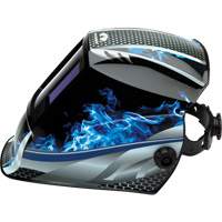 Leadhead&reg; Auto Darkening Welding Helmet, 3.8" L x 3.4" W View Area, 9 - 13 Shade Range Sidevic Inc.