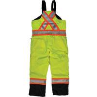 Salopette de s&eacute;curit&eacute; isolante en tissu ind&eacute;chirable, Polyester, T-petit, Jaune lime haute visibilit&eacute; Sidevic Inc.
