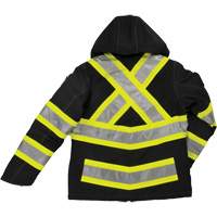 Manteau de s&eacute;curit&eacute; isolant et extensible pour femmes, Polyester, Noir, T-petit Sidevic Inc.