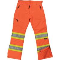 Pantalon de s&eacute;curit&eacute; isolant et extensible pour femmes, Polyester, Petit, Orange haute visibilit&eacute; Sidevic Inc.