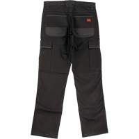 WP100 Work Pants, Cotton/Spandex, Black, Size 0, 30 Inseam Sidevic Inc.