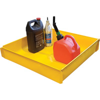 Flexible Utility Tray, 12" L x 12" W x 2 US gal. Spill Capacity Sidevic Inc.