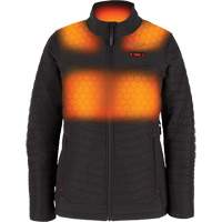 Manteau chauffant M12 Axis avec pile, Femmes, Grand, Noir Sidevic Inc.