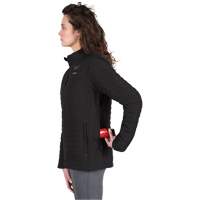 Manteau chauffant M12 Axis avec pile, Femmes, Grand, Noir Sidevic Inc.