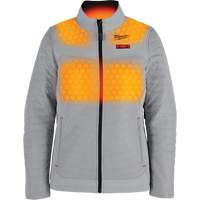 Manteau chauffant M12 Axis avec pile, Femmes, Petit, Gris Sidevic Inc.