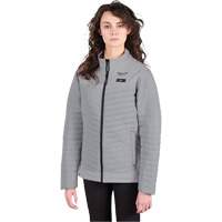 Manteau chauffant M12 Axis avec pile, Femmes, Petit, Gris Sidevic Inc.