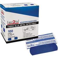 Bandages, Rectangular/Square, 3", Fabric Metal Detectable, Sterile Sidevic Inc.