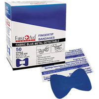 Bandages, Fingertip, Fabric Metal Detectable, Non-Sterile Sidevic Inc.
