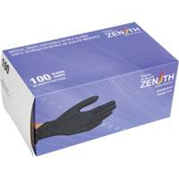 Heavyweight Tactile Grip Examination Gloves, Large, Nitrile, 8-mil, Powder-Free, Black, Class 2 Sidevic Inc.