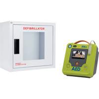 Ensemble armoire murale et d&eacute;fibrillateur AED 3, Semi-automatique, Anglais, Classe 4 Sidevic Inc.