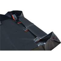 Berme d&eacute;ployable &agrave; mur IBX, Capacit&eacute; 2244 gal. US, 12' la x 25' lo x 12" h, Support &agrave; encliqueter Sidevic Inc.
