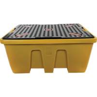 IBC Spill Pallet, 333 US gal. Spill Capacity, 66" x 66" x 27.5" Sidevic Inc.