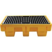 2-Drum Spill Pallet, 61 US gal. Spill Capacity, 51.5" x 36" x 15" Sidevic Inc.