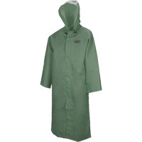 851 Hurricane Long Coat with Detachable Hood, Small, Green Sidevic Inc.