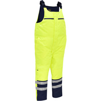 Salopette pour le froid extr&ecirc;me Bisley, Polyester, Petit, Jaune lime haute visibilit&eacute; Sidevic Inc.