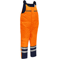 Salopette pour le froid extr&ecirc;me Bisley, Polyester, Petit, Orange haute visibilit&eacute; Sidevic Inc.