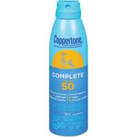 Protection solaire compl&egrave;te Coppertone, FPS 50, Vaporisateur Sidevic Inc.
